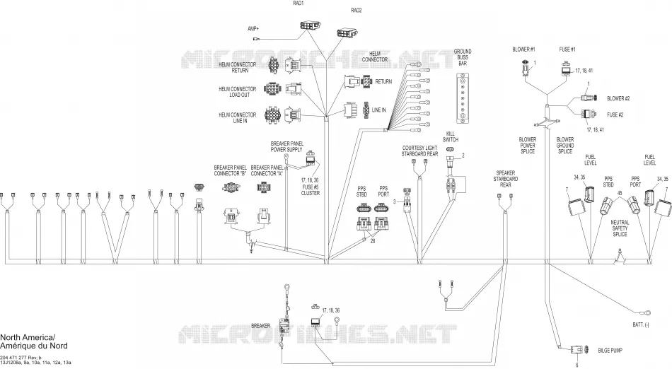 Câblage Électrique Acc Amérique du Nord