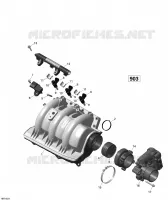 Collecteur Admission Air et Carter de Papillon - 900-900 HO ACE