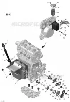 Lubrification du Moteur - 900-900 HO ACE