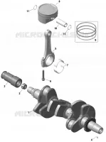 01- ROTAX - Crankshaft and Pistons