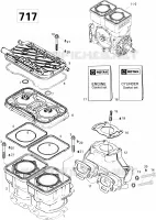 Cylindre Et Collecteur Échappement 717
