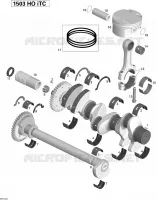 Vilebrequin, Pistons Et Arbre De Balancement 1