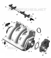 Moteur   Admission Air pour Sea-Doo GTX 170 de 2020