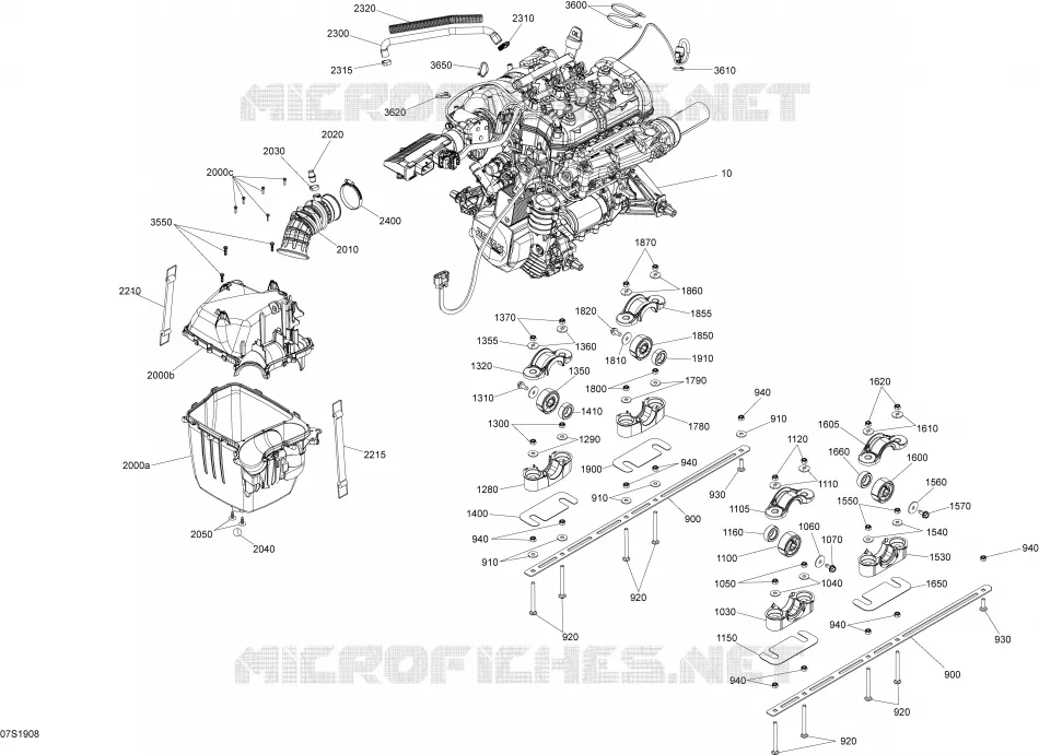 Moteur Sea-Doo Motomarines Sea-Doo SPARK TRIXX 2019 SPARK TRIXX  SPARK TRIXX