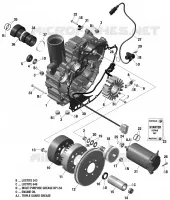 Couvercle PDM Et Magnéto pour Sea-Doo GTI 130 de 2018