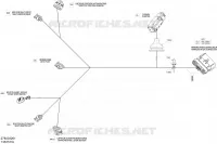 Câblage Électrique   Harnais Guidon   278003261 (se référer au système électrique pour modèle) pour Sea-Doo RXP de 2016
