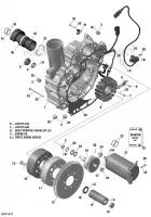 Couvercle PDM Et Magnéto   300 pour Sea-Doo RXP de 2016