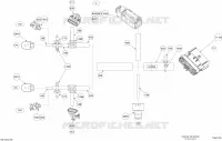 Câblage Électrique Steering pour Sea-Doo GTI LIMITED  155 (39CA/39CB) de 2012