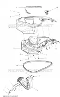Couvercle Avant pour Sea-Doo GTI LIMITED  155 (39CA/39CB) de 2012