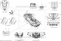Décalques Warning pour Sea-Doo GTI LIMITED  155 (39CA/39CB) de 2012