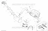 Système Échappement pour Sea-Doo GTI LIMITED  155 (39CA/39CB) de 2012