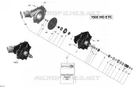 Surcompresseur pour Sea-Doo RXT-X aS 260 & RS (aS: ADJUSTABLE SUSPENSION) de 2012
