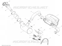 Système Échappement pour Sea-Doo RXT-X aS 260 & RS (aS: ADJUSTABLE SUSPENSION) de 2012