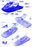 Décalques pour Sea-Doo GTI LIMITED 155 de 2011
