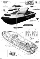 Décalques pour Sea-Doo GTX LIMITED iS 260 (iS:SUSPENSON INTELLIGENTE) de 2011