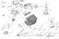 Moteur Et Silencieux Admission pour Sea-Doo GTX LIMITED iS 260 (iS:SUSPENSON INTELLIGENTE) de 2011