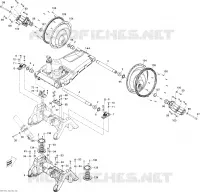 Suspension De Siège 1 pour Sea-Doo GTX LIMITED iS 260 (iS:SUSPENSON INTELLIGENTE) de 2011