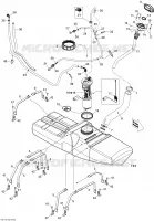 Système Alimentation pour Sea-Doo GTX LIMITED iS 260 (iS:SUSPENSON INTELLIGENTE) de 2011