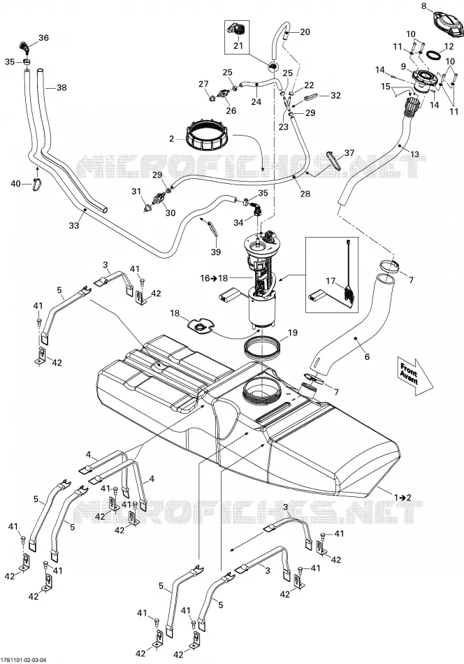 Système Alimentation Sea-Doo Motomarines Sea-Doo GTX iS 215 (iS:SUSPENSON INTELLIGENTE) 2011 GTX iS 215 (iS:SUSPENSON INTELLIGENTE)  GTX iS 215 (iS:SUSPENSON INTELLIGENTE)