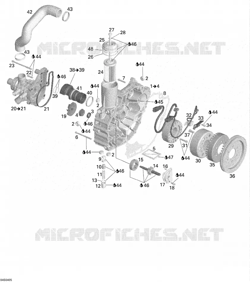 Magnéto Sea-Doo Motomarines Sea-Doo GTX 4-TEC WAKE 2004 GTX 4-TEC WAKE  GTX 4-TEC WAKE