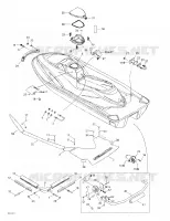 Carrosserie (vue Arrière) pour Sea-Doo GTI LE de 2003