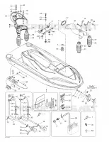 Carrosserie (vue Avant) pour Sea-Doo GTI LE de 2003