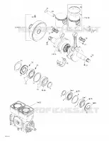 Vilebrequin Et Pistons pour Sea-Doo GTI LE de 2003
