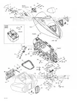 Compartiment À Bagages Avant pour Sea-Doo GTX 4-TEC 5573/5574/5593/5594 de 2002