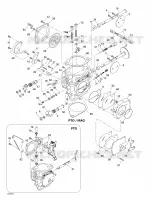 Carburateurs pour Sea-Doo GSX LIMITED 5629/5845 de 1998