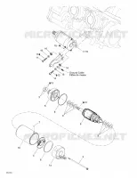 Démarreur pour Sea-Doo GSX LIMITED 5629/5845 de 1998
