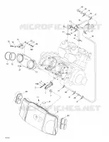 Système Admission Air pour Sea-Doo GSX LIMITED 5629/5845 de 1998