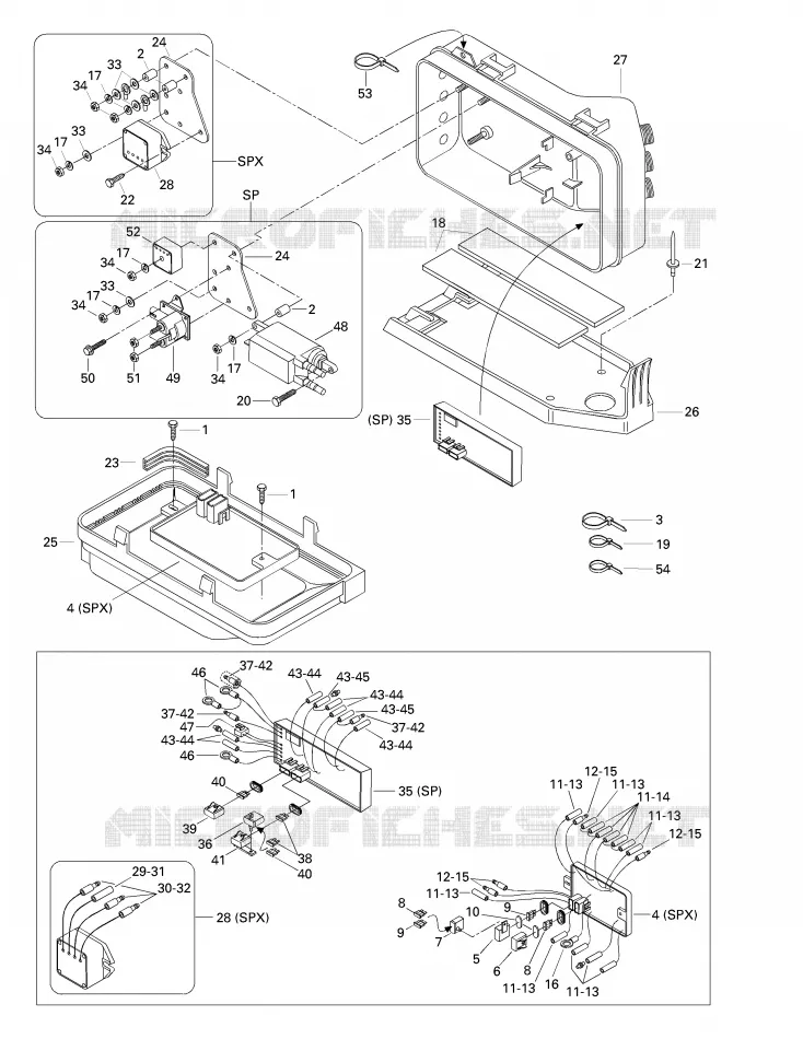 Boîte Électrique Sea-Doo Motomarines Sea-Doo SP 5879 1997 SP 5879  SP 5879