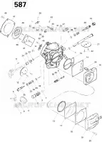 Carburateur SP pour Sea-Doo SP 5876 de 1996