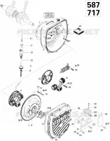 Magnéto 587 pour Sea-Doo SP 5876 de 1996