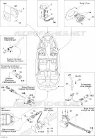 Accessoires Électriques 2 pour Sea-Doo 00- Numéros de modèle de 2007