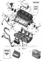Bloc Moteur pour Sea-Doo 00- Numéros de modèle de 2007