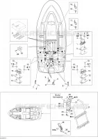 Coque Inférieure Et Échelle pour Sea-Doo 00- Numéros de modèle de 2007