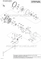 Pompe pour Sea-Doo 00- Numéros de modèle de 2007