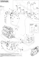 Système Refroidissement pour Sea-Doo 00- Numéros de modèle de 2007