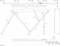 Toit Bimini pour Sea-Doo 00- Numéros de modèle de 2007
