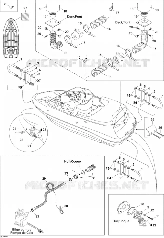 Coque Sea-Doo Bateaux Sea-Doo 00- Numéros de modèle Edition 2 2006 00- Numéros de modèle Edition 2  00- Numéros de modèle Edition 2