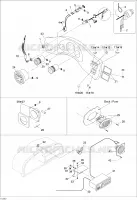 Accessoires Électriques 1 pour Sea-Doo 01- Système Refroidissement de 2004