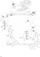 Système Échappement pour Sea-Doo 01- Système Refroidissement de 2004