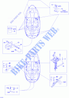 Carrosserie Et Accessoires pour Sea-Doo 01- Système Refroidissement de 2004