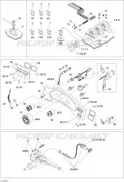 Accessoires électriques 1 pour Sea-Doo 01- Système De Refroidissement de 2003