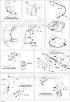 Accessoires électriques 2 pour Sea-Doo 01- Système De Refroidissement de 2003
