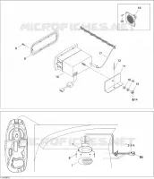 Accessoires électriques 3 pour Sea-Doo 01- Système De Refroidissement de 2003
