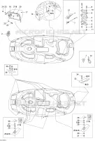 Carrosserie Et accessoires 1 pour Sea-Doo 01- Système De Refroidissement de 2003