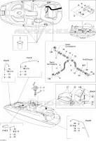 Carrosserie et accessoires 2 pour Sea-Doo 01- Système De Refroidissement de 2003