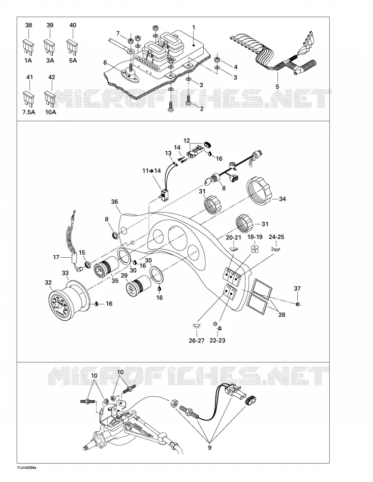 Accessoires Électriques 1 Sea-Doo Bateaux Sea-Doo 01- Système De Refroidissement 2002 01- Système De Refroidissement  01- Système De Refroidissement